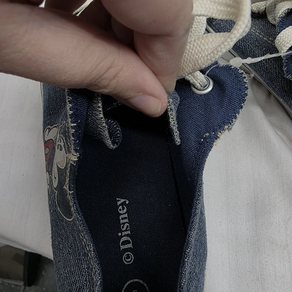 Disney Blue Denim Sneakers with Mickey Mouse - Picture 5 of 6